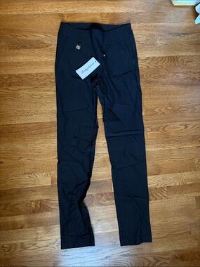 Daily Sports Black Womens Slim Stretch Pants